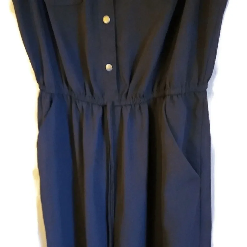 BEBOP Black Sleeveless Pants Jumper Size Large